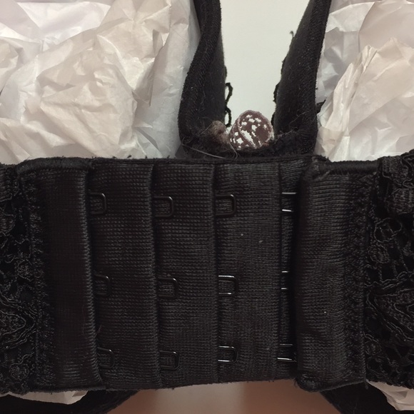 Bra Victoria Secret Black Lace RARE 38DDD - Picture 5 of 8